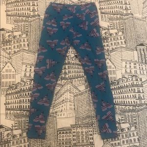 LuLaRoe OS Disney Castle Leggings